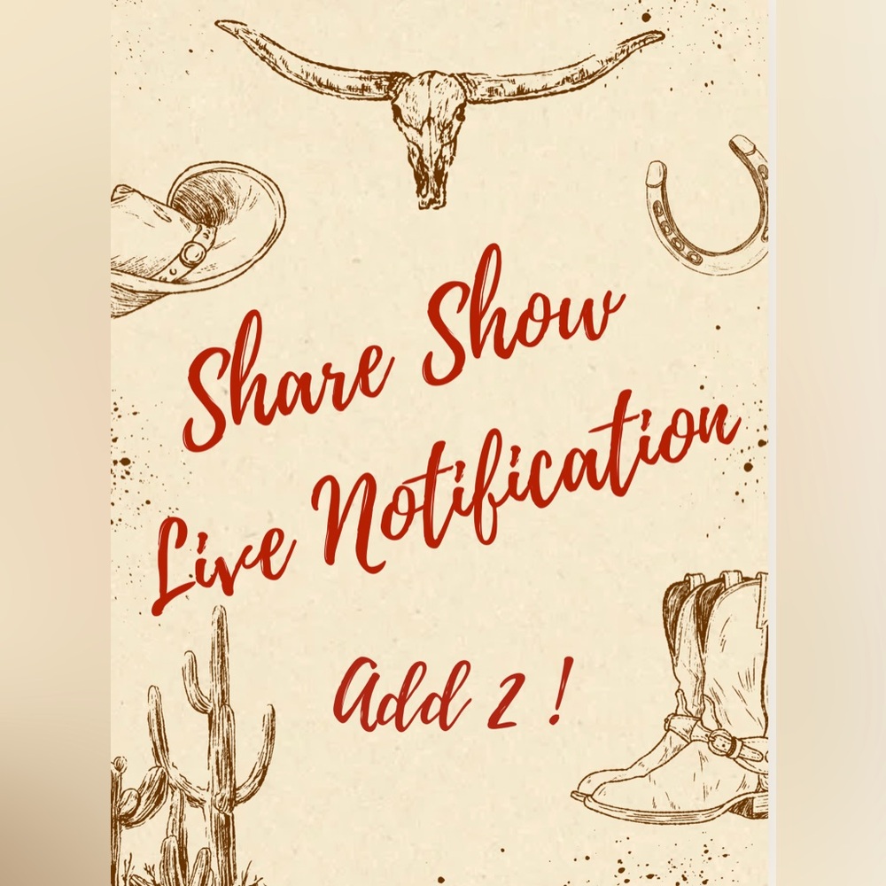 Share show live notification! ❤️